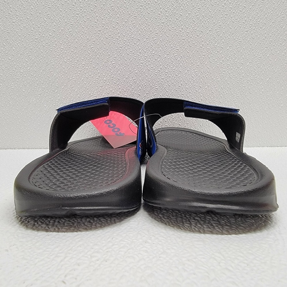 Buffalo Bills NWT Foco NFL Size L Hook & Loop Adjustable Strap Slides Sandal - Picture 4 of 14
